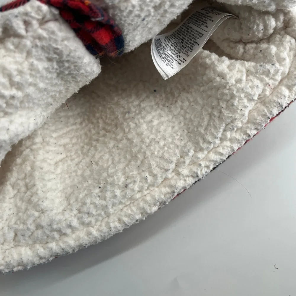 Old Navy Plaid Fleece Lined Puffer Vest Baby Toddler Red‎ Blue Yellow 0-3M